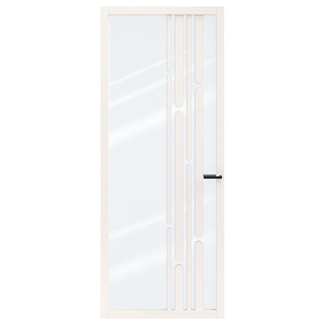 Binnendeur Skantrae SSL 14624 Blank Glas Wit Gelakt